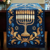 ראנר לשולחן – מוארת חנוכייה